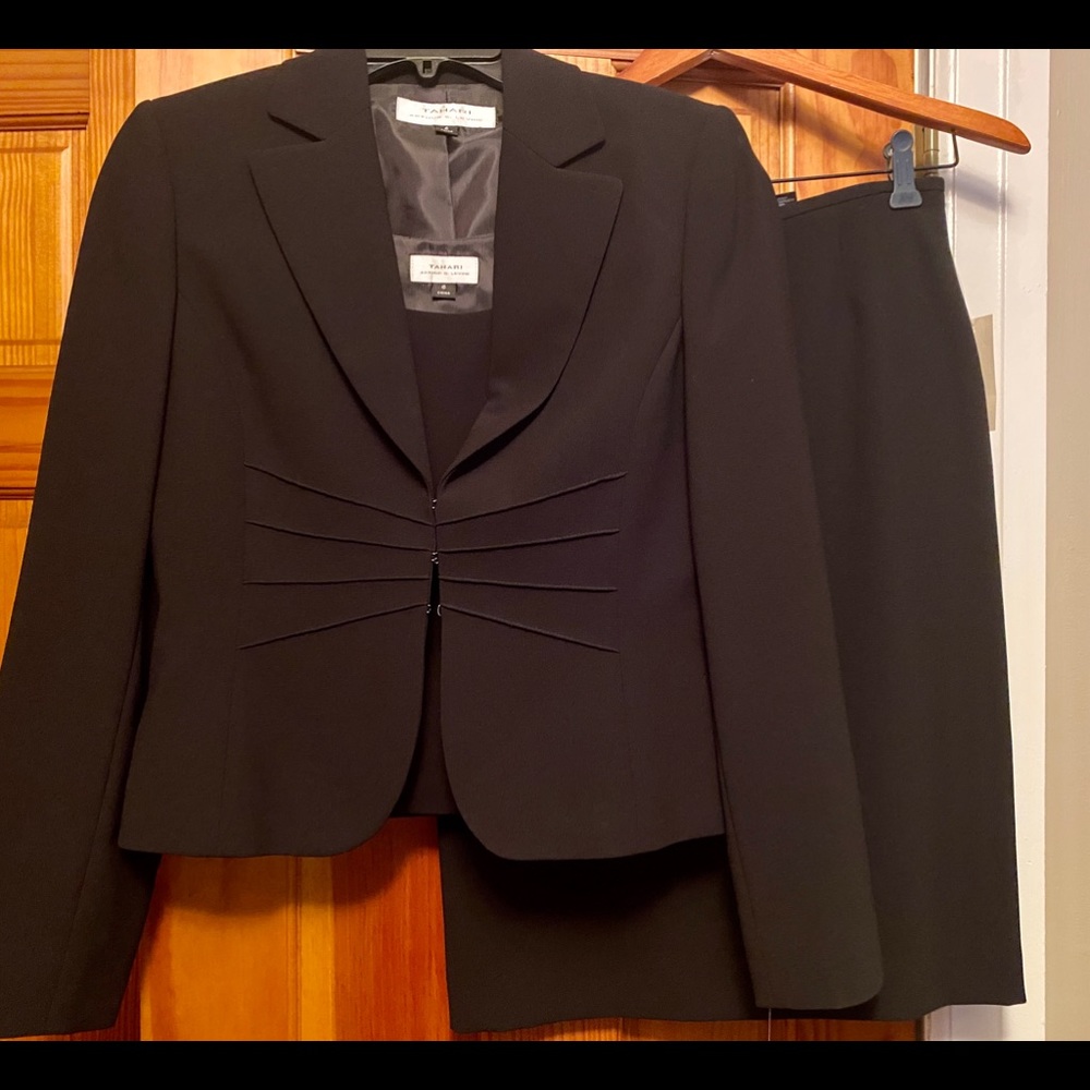 Tahari three piece skirt suit